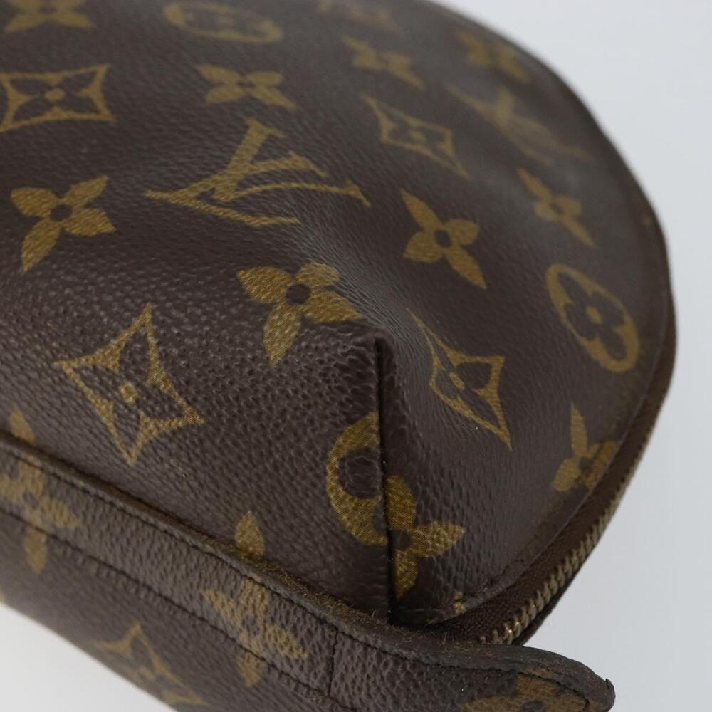 LOUIS VUITTON Monogram Trousse Demi Ronde Cosmetic Pouch M47520 LV Auth BA6539 - Picture 7 of 16